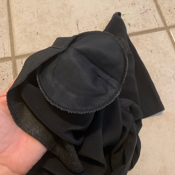 Vintage St Michael (M&S) Black Polyester Short Sleeve Top Blouse - Size 8 - Picture 3 of 7